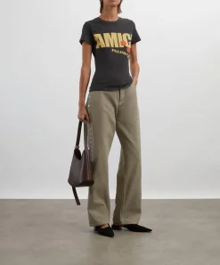Paloma Wool Trousers & Shorts^Crowd Studded Boyfriend Denim Trousers