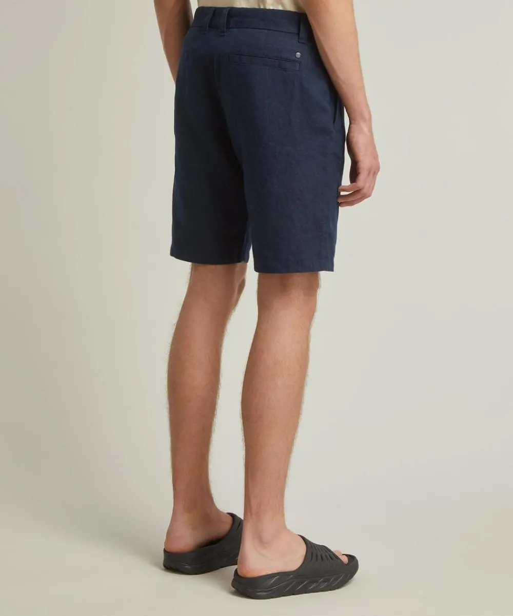 NN07 Shorts^Crown 1454 Linen Shorts