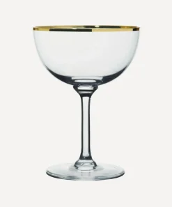 The Vintage List Glass & Drinksware^Crystal Champagne Saucers Set of Six