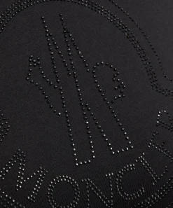 Moncler Tops^Crystal Logo Cotton T-Shirt