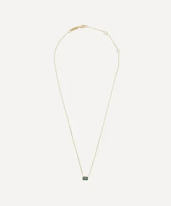Suzanne Kalan Necklaces|Necklaces^14ct Gold Amalfi Emerald Cut Green Envy Topaz Pendant Necklace