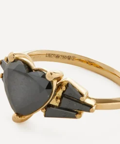 Artemer Rings|Rings^18ct Gold Amor Black Diamond Heart Engagement Ring