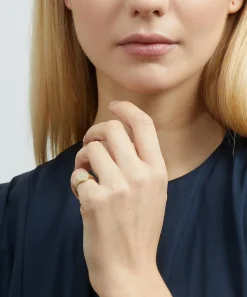 Liberty Rings|Rings^9ct Gold and Diamond Initial Signet Ring - F