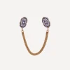 Kojis Charms & Pendants|Charms & Pendants^14ct Gold Antique Enamel and Diamond Cloak Brooches