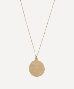 Brooke Gregson Necklaces|Necklaces^14ct Gold Aries Astrology Diamond Necklace
