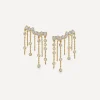 Astley Clarke Earrings|Earrings^14ct Gold Asteri Diamond Chain Crawler Earrings