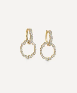 Astley Clarke Earrings|Earrings^14ct Gold Asteri Diamond Hoop Earrings
