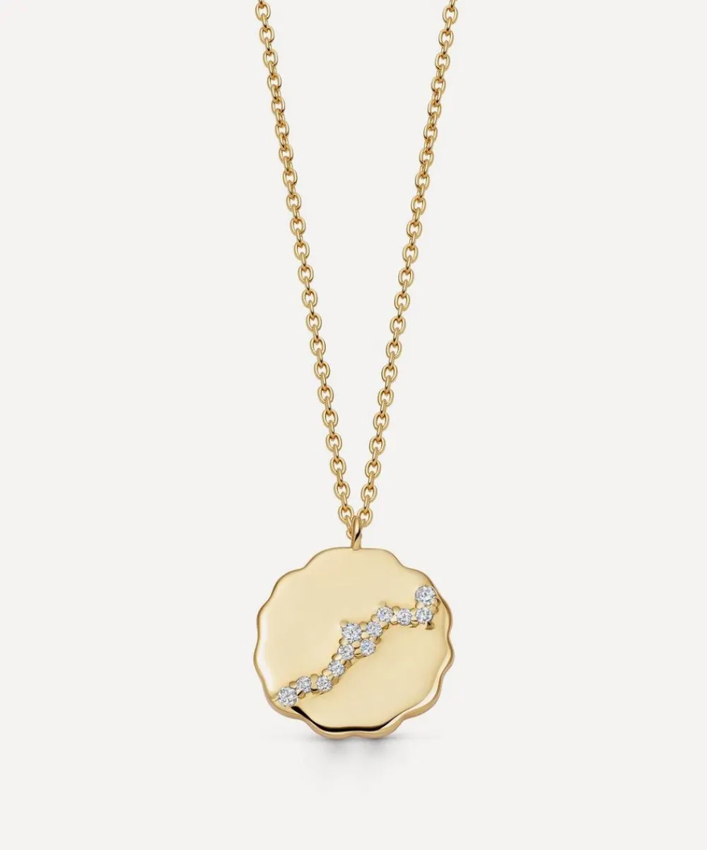 Astley Clarke Necklaces|Necklaces^14ct Gold Asteri Diamond Pendant Necklace