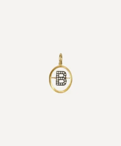 Annoushka Charms & Pendants|Charms & Pendants^18ct Gold B Diamond Initial Pendant