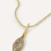 Nada Ghazal Necklaces|Necklaces^18ct Gold Baby Malak Ice Original Marquise Pendant Necklace