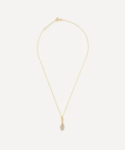 Nada Ghazal Necklaces|Necklaces^18ct Gold Baby Malak Ice Original Marquise Pendant Necklace