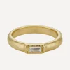 Ellis Mhairi Cameron Rings|Rings^14ct Gold Baguette Diamond Single Scatter Ring