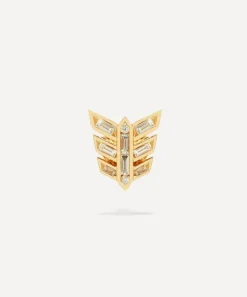 Annoushka Earrings|Earrings^18ct Gold Baguette Diamond Stud Earring