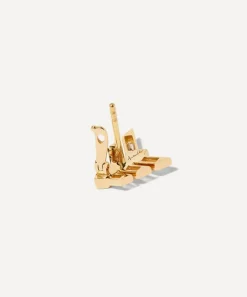 Annoushka Earrings|Earrings^18ct Gold Baguette Diamond Stud Earring