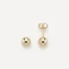 Mateo Earrings|Earrings^14ct Gold Ball Stud Earrings