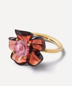 Sophie Joanne Rings|Rings^14ct Gold Big Island Flower Ring