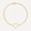 Roxanne First Bracelets|Bracelets^14ct Gold Big Love Heart Bracelet
