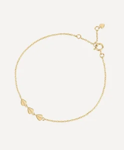 Dinny Hall Bracelets^9ct Gold Bijou Folded Heart Trio Bracelet