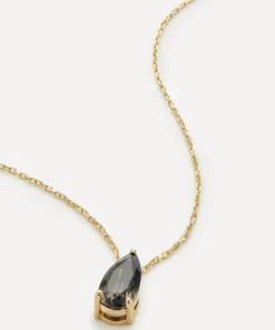 Suzanne Kalan Necklaces|Necklaces^14ct Gold Black Night Quartz Pear Drop Pendant Necklace