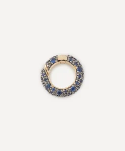 Lucy Delius Jewellery Charms & Pendants|Charms & Pendants^14ct Gold Blue Sapphire Connection Link