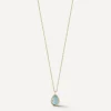 Mateo Necklaces|Necklaces^14ct Gold Blue Topaz Pendant Necklace