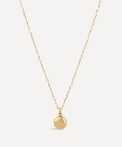 Dinny Hall Necklaces^9ct Gold Button Locket Necklace