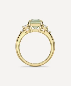 Dinny Hall Rings^9ct Gold Charli Amethyst and Diamond Ring