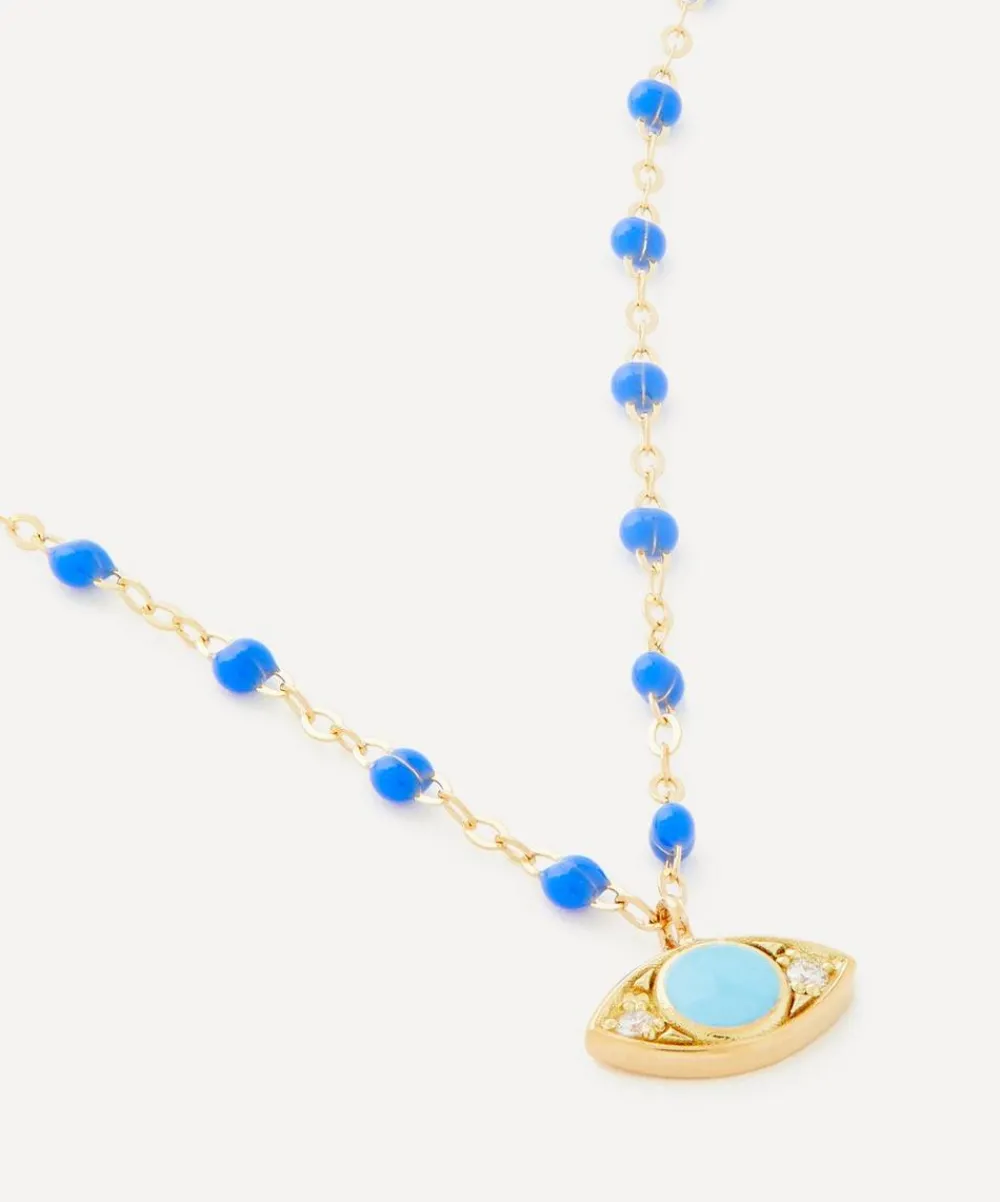 Gigi Clozeau Necklaces|Necklaces^18ct Gold Classic Evil Eye Bead Necklace