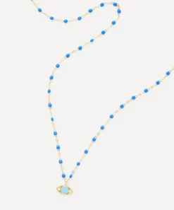 Gigi Clozeau Necklaces|Necklaces^18ct Gold Classic Evil Eye Bead Necklace