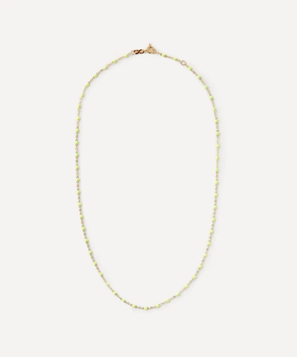 Gigi Clozeau Necklaces|Necklaces^18ct Gold Classic Gigi Resin Bead Necklace