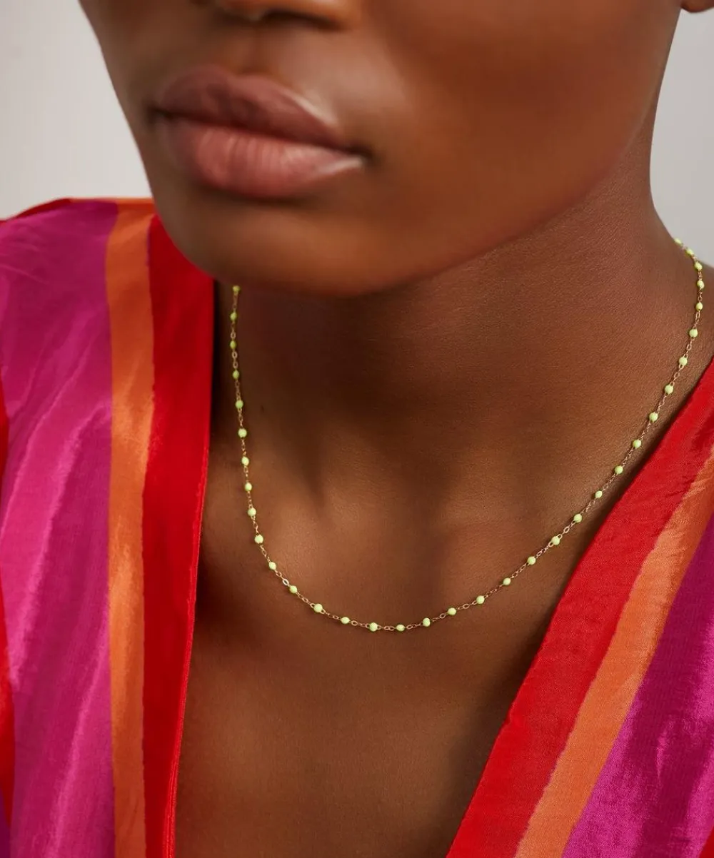 Gigi Clozeau Necklaces|Necklaces^18ct Gold Classic Gigi Resin Bead Necklace