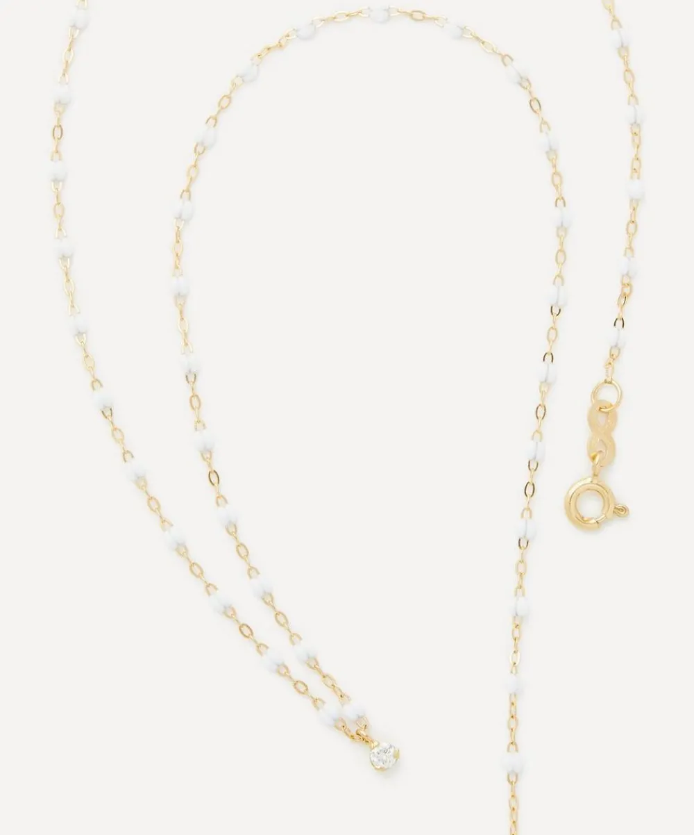 Gigi Clozeau Necklaces|Necklaces^18ct Gold Classic Gigi Supreme Diamond And Resin Bead Necklace