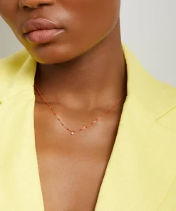 Gigi Clozeau Necklaces|Necklaces^18ct Gold Classic Gigi Supreme Diamond And Resin Bead Necklace