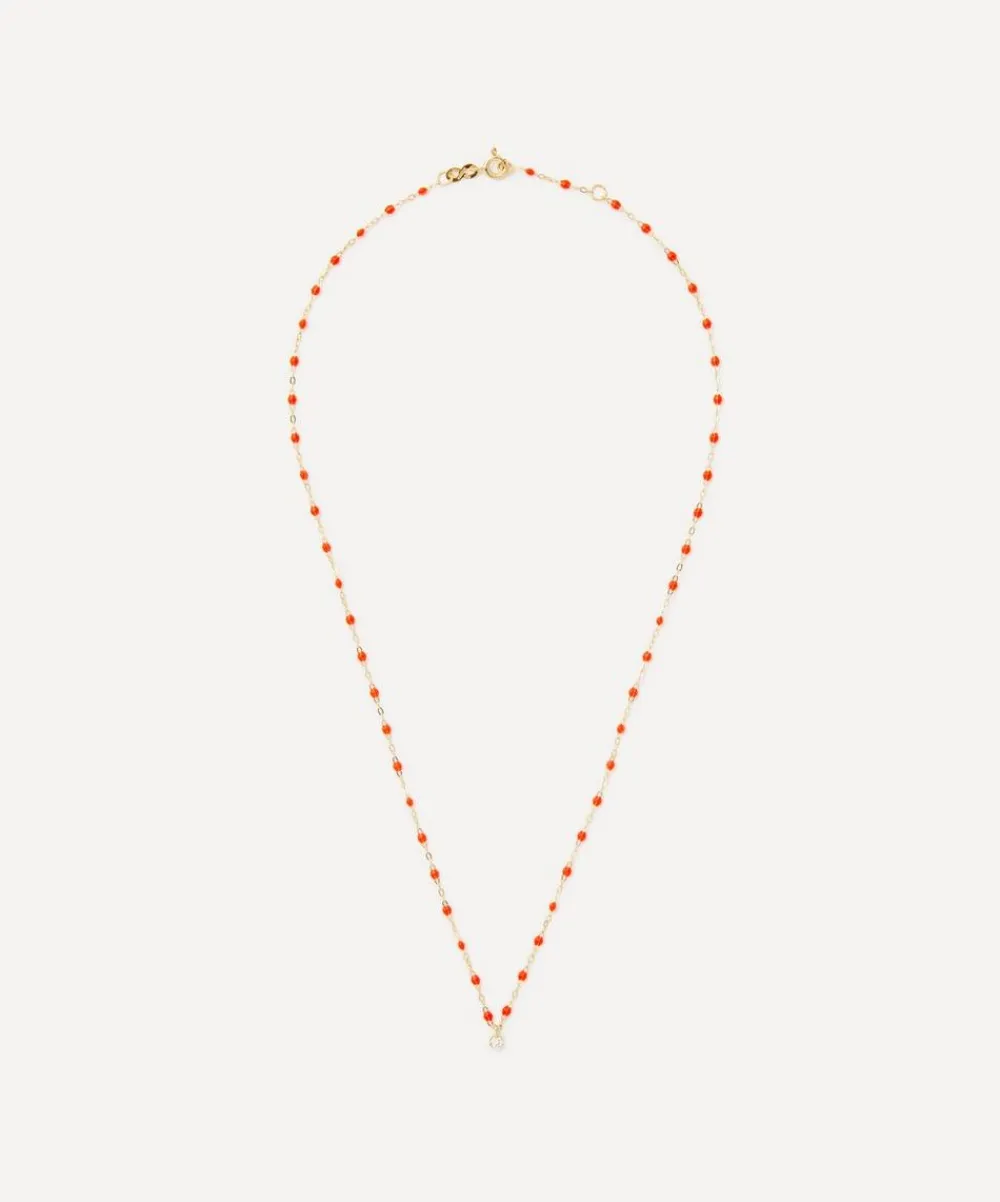 Gigi Clozeau Necklaces|Necklaces^18ct Gold Classic Gigi Supreme Diamond And Resin Bead Necklace