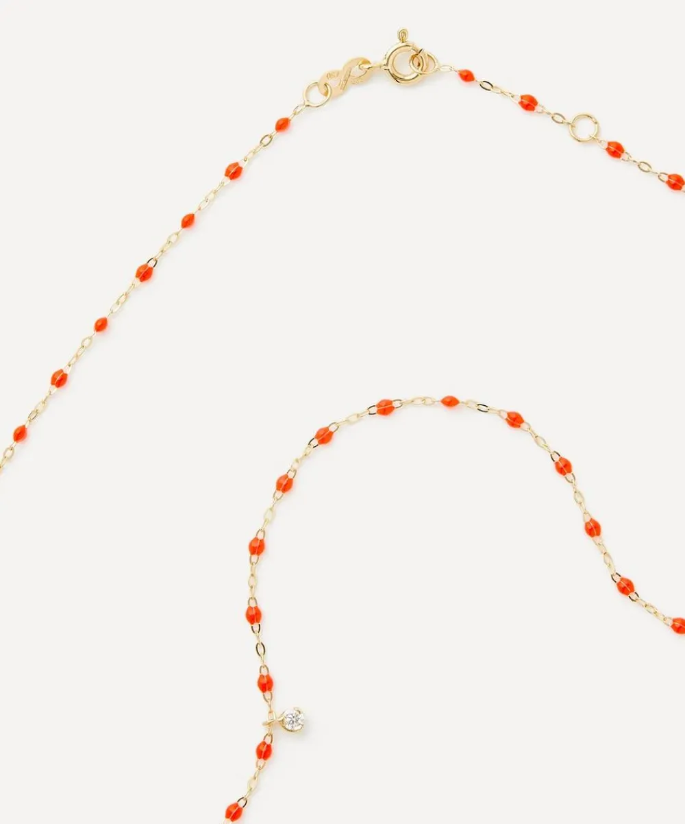 Gigi Clozeau Necklaces|Necklaces^18ct Gold Classic Gigi Supreme Diamond And Resin Bead Necklace