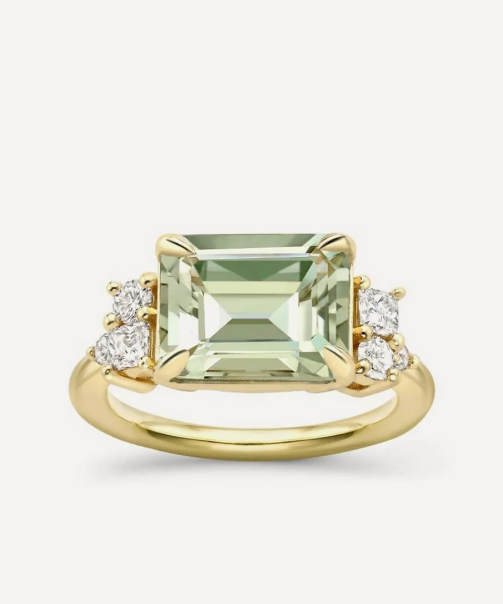 Dinny Hall Rings|Rings^9ct Gold Claudie Amethyst and Diamond Ring