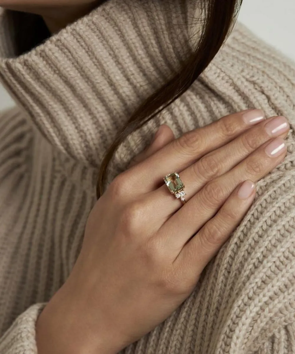 Dinny Hall Rings|Rings^9ct Gold Claudie Amethyst and Diamond Ring