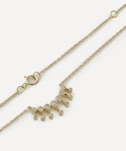 Celine Daoust Necklaces|Necklaces^14ct Gold Constellation Diamond Big Crown Pendant Necklace
