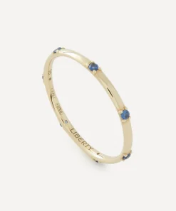 Liberty Rings|Rings^9ct Gold Constellation Lab-Grown Blue Sapphire Ring