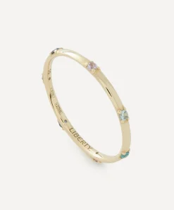 Liberty Rings|Rings^9ct Gold Constellation Lab-Grown Multicoloured Stone Ring