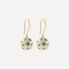 Liberty Earrings|Earrings^9ct Gold Constellation Multicoloured Nanostone Drop Earrings