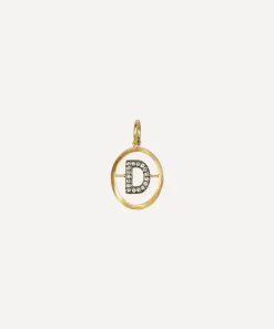 Annoushka Charms & Pendants|Charms & Pendants^18ct Gold D Diamond Initial Pendant
