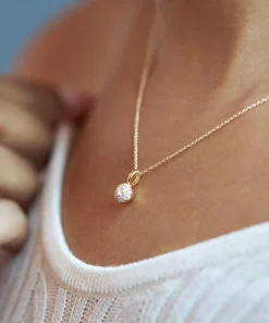 Dinny Hall Necklaces^9ct Gold Diamond Bonbon Pendant Necklace