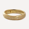 Satomi Kawakita Rings|Rings^18ct Gold Diamond Lined Band Ring