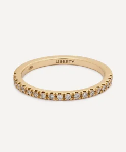 Liberty Rings|Rings^9ct Gold Diamond Rainbow Ring