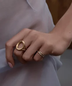 Lucy Delius Rings|Rings^14ct Gold Diamond Rope Ring