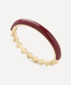 Liberty Rings|Rings^9ct Gold Eclipse Burgundy Band Ring