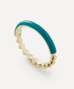 Liberty Rings|Rings^9ct Gold Eclipse Petrol Enamel Band Ring