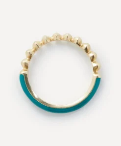 Liberty Rings|Rings^9ct Gold Eclipse Petrol Enamel Band Ring