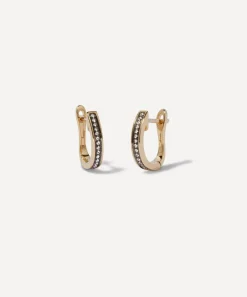 Annoushka Earrings|Earrings^18ct Gold Eclipse Porcupine Hoop Earrings